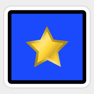 Gold Star - Level Up Sticker